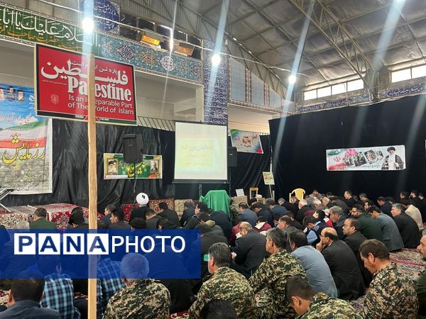 حضور پرشور دانش‌آموزان مدارس خاتم در رزمایش اقتدار بسیجیان