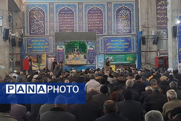 نماز عبادی سیاسی جمعه در آخرین جمعه ماه شعبان در نیشابور 