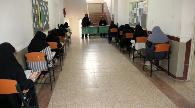 گزارش خبرگزاری پانا از امتحانات نهایی شهرستان خوی