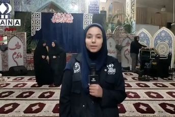 دختران فاطمی در مینودشت به صف شدند