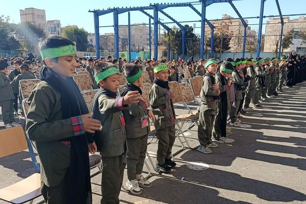 عطر عزای فاطمی در دبستان دکتر اکبری باقرشهر 