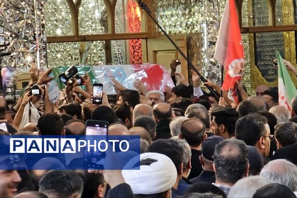 بدرقه یاران انقلاب در حرم حضرت عبدالعظیم (ع) شهرری