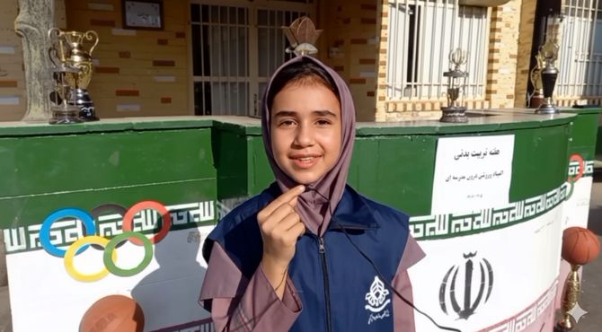 المپیاد ورزشی درون مدرسه در دبستان معلم یزد