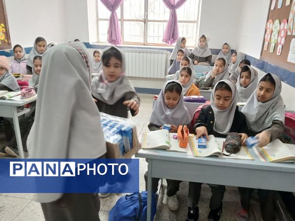 آغاز توزیع شیر در دبستان شهید نجفی فدافن