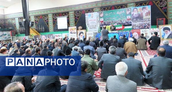 مراسم بزرگداشت سالگرد حماسه ۹ دی در خلیل آباد 