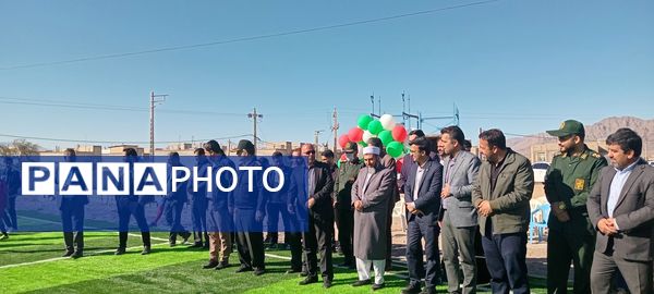  آیین افتتاح طرح شهید سردار سلیمانی در باخرز