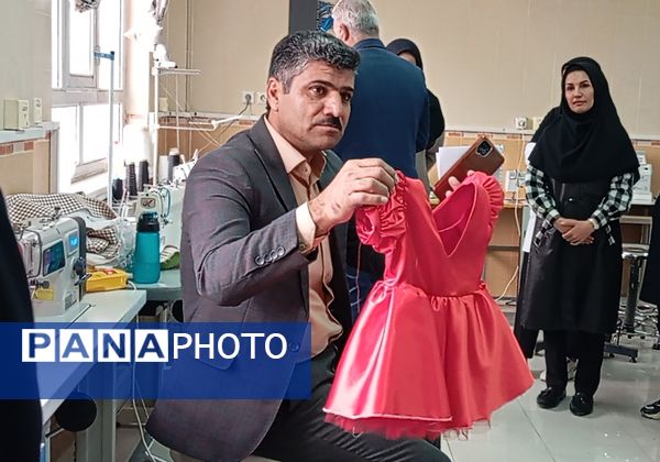 پایش میدانی رئیس اداره فنی و حرفه‌ای استان از هنرستان حضرت زهرا (س) بن