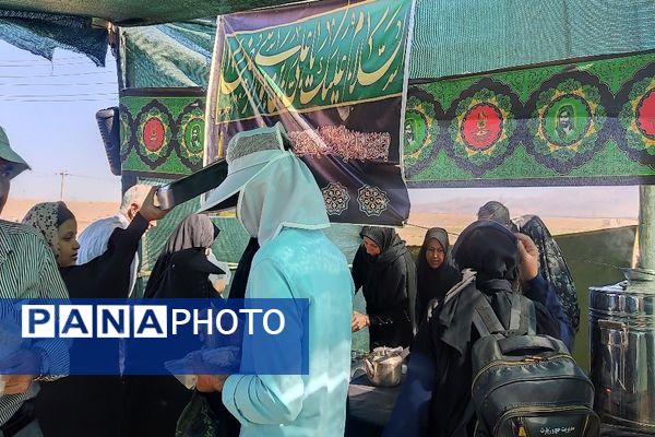 قدم به قدم به سوی نور کاروان پیاده روی از فیروزه به سمت مشهد مقدس