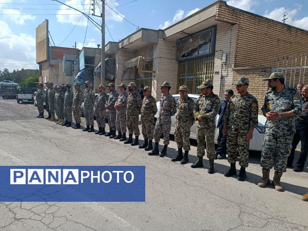 مراسم تشییع و خاکسپاری پیکر مطهر شهید عباس رمضانی در کوهپایه