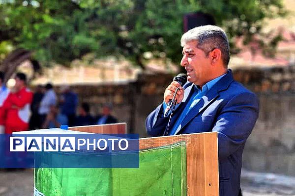 برگزاری اردوی کتابخوانی و رویداد خدمات‌رسانی در روستای سراب‌بیز باشت