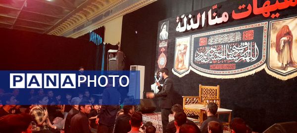 مراسم عزاداری و سینه زنی شب اربعین در هیأت انصار المهدی کاشمر