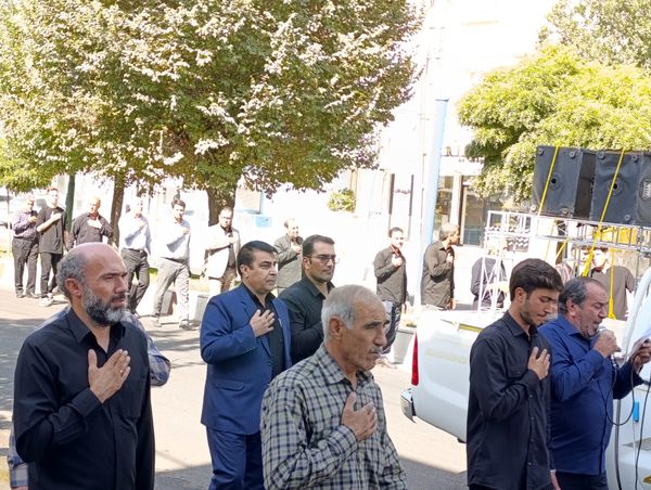 اجتماع جاماندگان اربعین حسینی در اسلام آباد غرب
