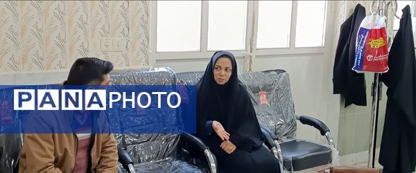 بازدید رئیس کارگروه آموزش متوسطه اداره آموزش و پرورش کاشمر‌ از دبیرستان میثاق