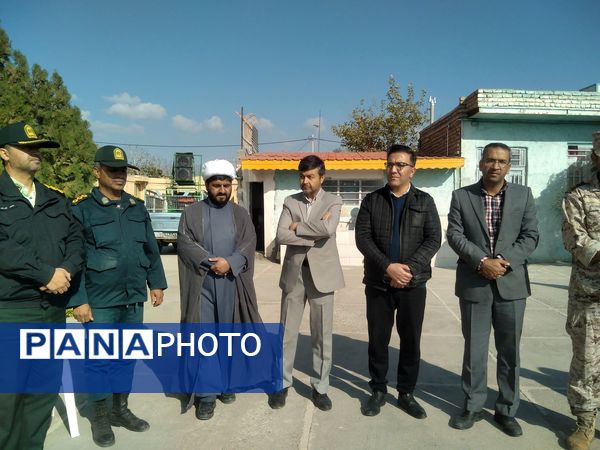 مراسم وداع با شهید گمنام در دبیرستان غیر دولتی شهید صحرایی