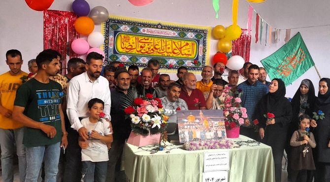 اشک شوق زائر اولی‌ها در مراسم استقبال مددجویان مرکز فردوس اهر