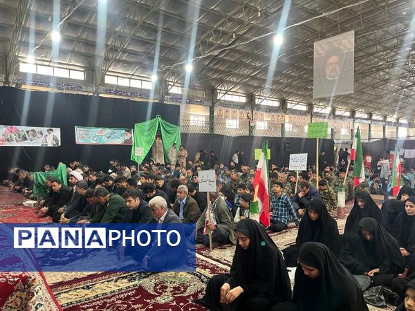 حضور پرشور دانش‌آموزان مدارس خاتم در رزمایش اقتدار بسیجیان