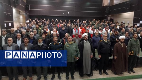 حضور پرشور مردم و مسئولان نورآباد در مراسم سالگرد شهادت سپهبد سلیمانی