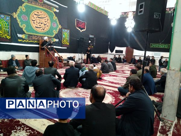 عزاداری شب شهادت حضرت فاطمه(س) در شهرستان خلیل آباد 
