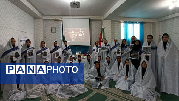 برگزاری هیئت انصارالمهدی (عج) در دبیرستان رضوان