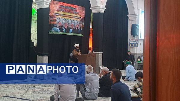 مراسم شب اربعین در مسجد الهادی نیشابور