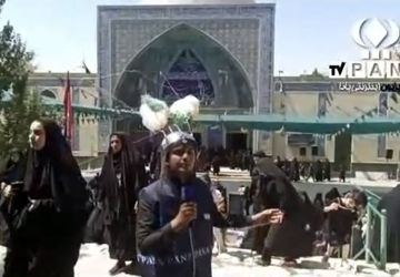 قافله حضرت زینب کبری (سلام الله علیها) و پیاده روی مردم شهرستان چادگان 