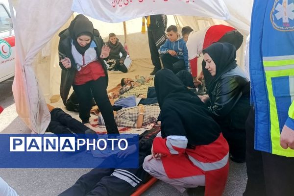 بیست و ششمین مانور زلزله در کمیجان