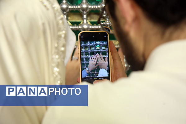 جشن ازدواج ۳۲۵ زوج جوان در حرم حضرت معصومه (س)