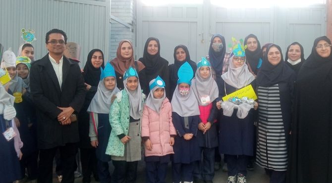 آیین افتتاح پرسش مهر ریاست جمهوری در دبستان تربیت ناحیه یک مشهد