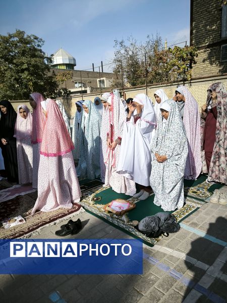 خواندن نماز باران در دبستان دخترانه شطیطه2