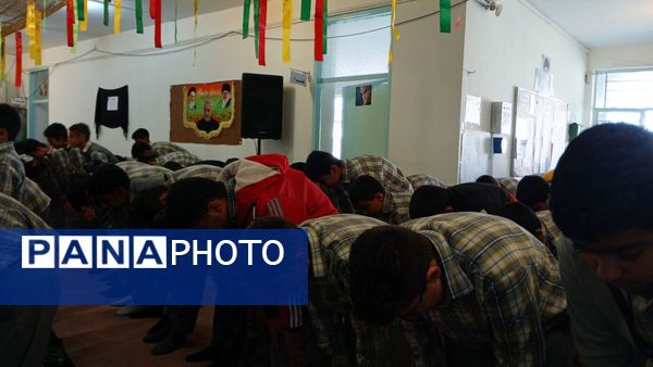 میزبانی دبیرستان نمونه دولتی شهید حاج قاسم سلیمانی شهرستان بن از شهید گمنام