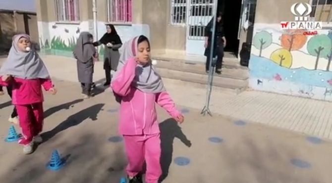 المپیاد ورزشی در مدرسه شهید جلالی دامغان
