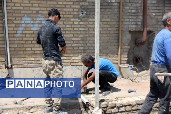 بازدید میدانی اصحاب رسانه از پروژه‌های عمرانی آموزش و پرورش اسلامشهر