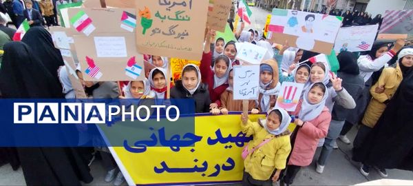 راهپیمایی روز13 آبان در شهر کلات برگزار شد