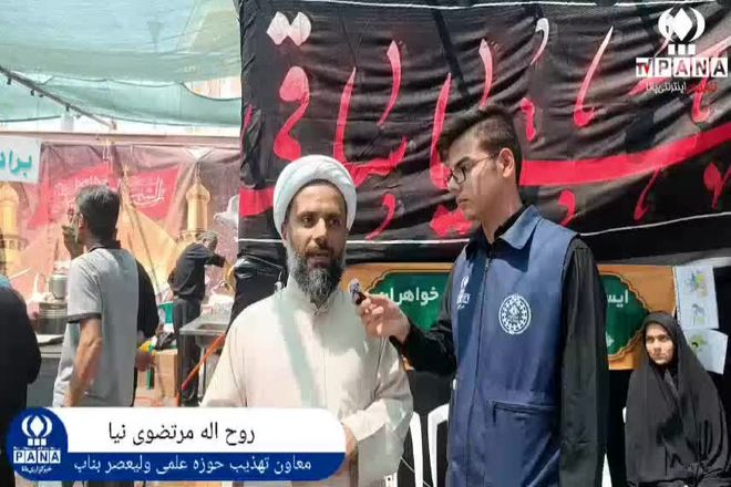روایت همدلی دانش‌آموزان و فرهنگیان بناب در مسیر خدمت به زائرین کربلا