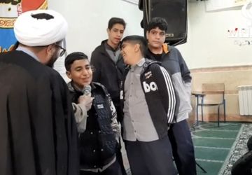 جشن اعیاد شعبانیه در دبیرستان شادیان قم