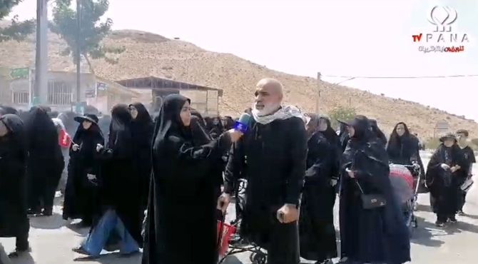 به عشق کربلا به پیاده روی اربعین آمدیم