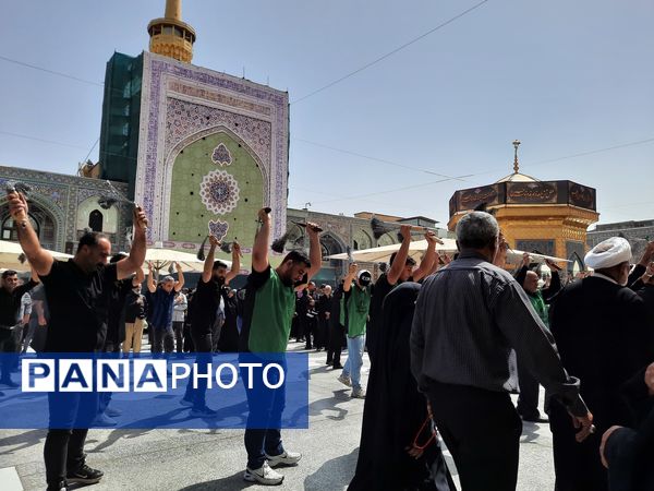 مراسم پیاده‌روی جاماندگان اربعین در مشهد