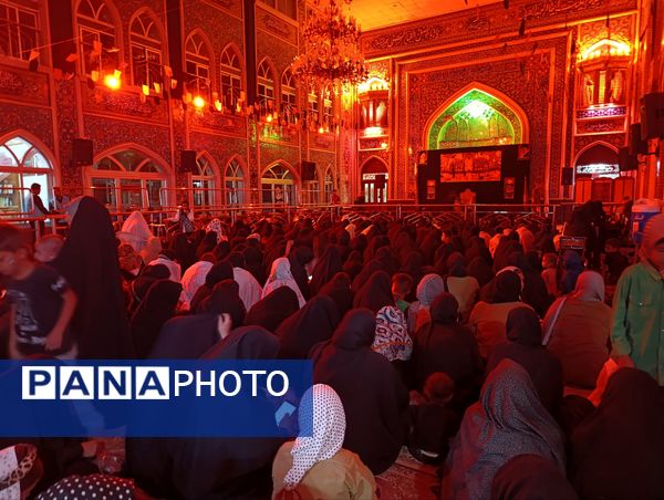 برگزاری مراسم شب ششم عزاداری امام حسین(ع) در تکیه ابوالفضلی نیشابور