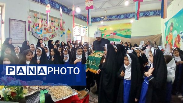  مراسم شهادت حضرت فاطمه زهرا (س) در مدارس شهرستان خلیل‌آباد 
