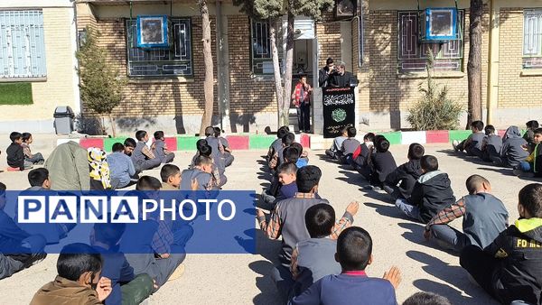  سوگواری شهادت حضرت زهرا (س) در دبستان شهید پسندیده فدافن