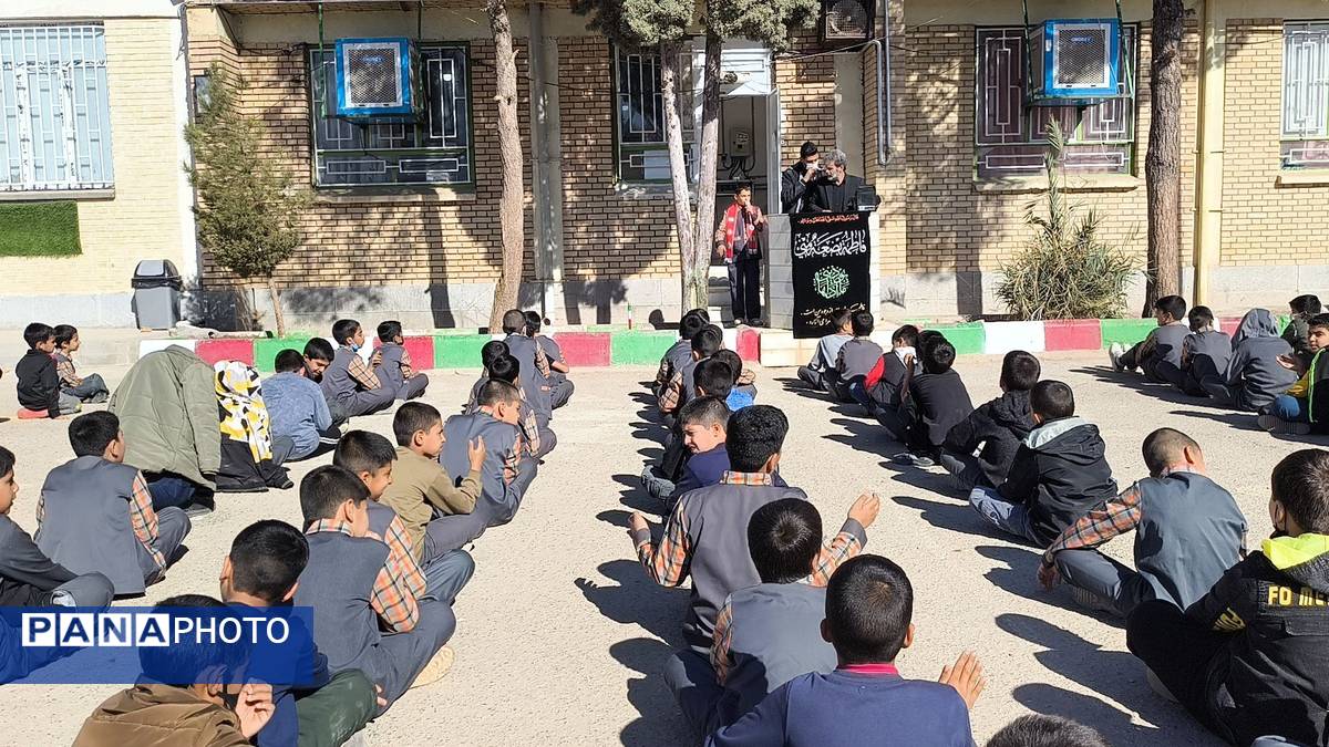  سوگواری شهادت حضرت زهرا (س) در دبستان شهید پسندیده فدافن