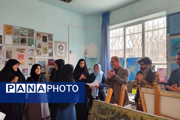 نمایشگاه ماها در هنرستان بصیرت آشخانه