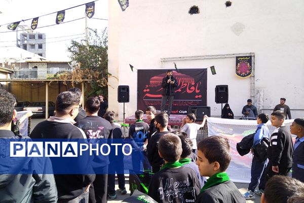 برپایی مراسم سوگواری بانوی دو عالم حضرت فاطمه (س)