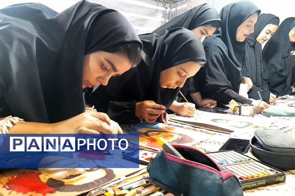 اجلاسیه شهدای دانش‌آموزی استان تهران در حسینه ثارالله شهرستان ورامین
