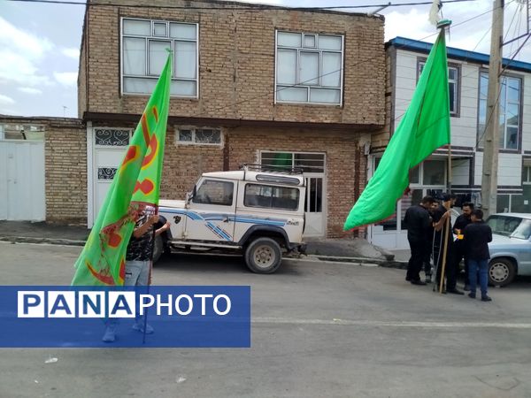 هیات عزاداری شهرستان هوراند در روز تاسوعا