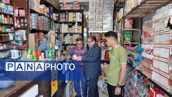 بازدید و نظارت بر بازار با حضور فرماندار و رئیس اداره صمت شهرستان کاشمر