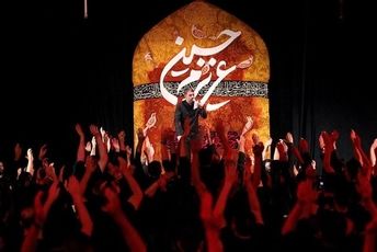 پرچم عزای سیدالشهدا در ششده؛ فریادی علیه ظلم صهیونیست‌ها