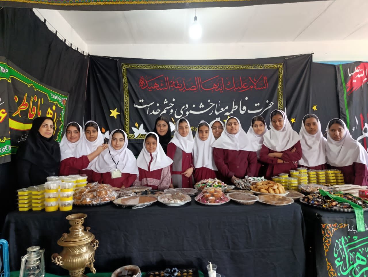 سوگواره فاطمی در دبستان شهید تنیده بندرعباس