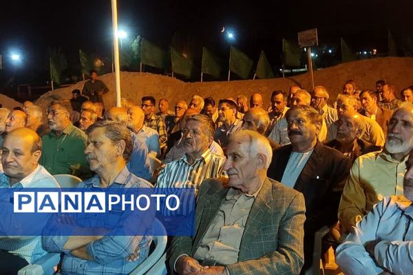 شبی با شاهدان؛ دورهمی پیشکسوتان و رزمندگان دفاع مقدس در قدمگاه شهدا پیشوا