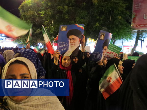 اجتماع مردم غیور بجنورد در حمایت از بیانات مقام معظم رهبری